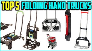 Top 5 Best Folding Hand Trucks In 2020 [upl. by Steward]