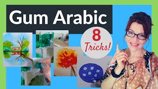 8 Clever Gum Arabic Tricks for Watercolor [upl. by Erreid]