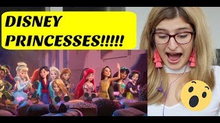 WRECK IT RALPH 2 NEW TRAILER REACTION DISNEY PRINCESSES [upl. by Lamahj]