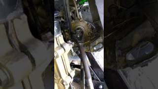 2001 Polaris Sportsman 500 removing front CV Axle [upl. by Ardelia]