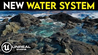 Unreal Engine Water Tutorial  Create Oceans Rivers and Lakes Works in UE5 [upl. by Ayit240]