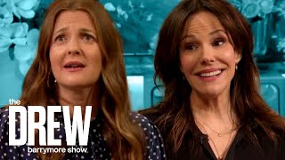 MaryLouise Parker Remembers Tossing Snacks into Drews Mouth Her First Time on a Private Jet [upl. by Acceber]