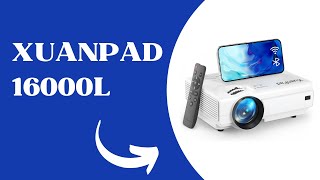 Mini Proyector Portatil XuanPad 16000L Proyector Bluetooth WiFi 2024 Actualizado Videoproyector HD [upl. by Linnet980]