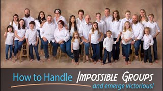 Large Group Family Portraits  How to Create and Manage for Great Results and Maximized Sales [upl. by Berlin20]