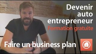 Auto entrepreneur  Comment faire un business plan [upl. by Helms]