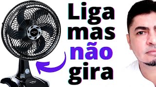 Como consertar o VENTILADOR liga mas não gira faça você mesmo I Ventilador parou de funcionar [upl. by Deenya]