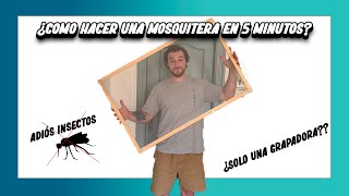 Como HACER una MOSQUITERA en 5 MINUTOS [upl. by Chesna]