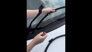 how to change  replace wiper blades on a Vauxhall Astra J [upl. by Euqnom]