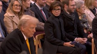 Rachida Dati intrigue avec sa réaction à l’arrivée de Donald Trump à NotreDame  🇫🇷🇺🇸 [upl. by Scherle819]