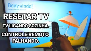 RESETAR TV LG CONTROLE REMOTO FALHANDO TV LIGA SOZINHA [upl. by Timms504]