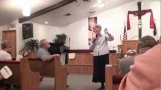 Pentecostal Woman Lou Whitt Preaches the Word [upl. by Onia847]