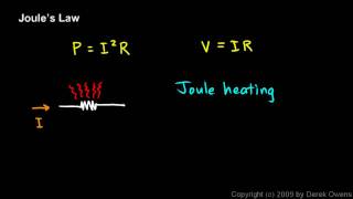 Physics 1332a  Joules Law [upl. by Kapor]