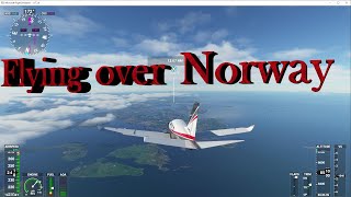 MSFS 2020  Fleslan Airport to Sola Airport Norway [upl. by Nossah]