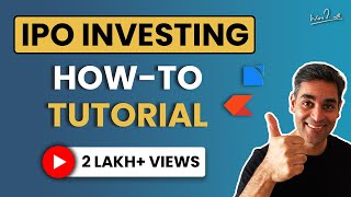 IPO Investing Strategy 2021  How to invest in IPOs on your broker account  Ankur Warikoo Hindi [upl. by Jess92]