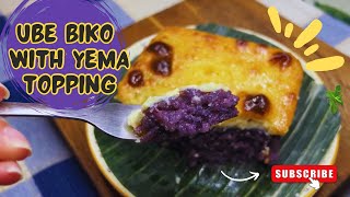 How to make Ube Biko with Yema Topping [upl. by Sheffy419]