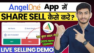 How to Sell Stock in Angel One Delivery  Stock Buy and Sell Angel One  Stocks kaise beche [upl. by Avika2]