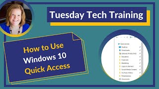 How to Use Windows 10 Quick Access [upl. by Limak]