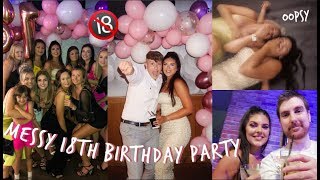 MY 18TH BIRTHDAY PARTY VLOG very drunk lol  Sophie Clough [upl. by Heins35]