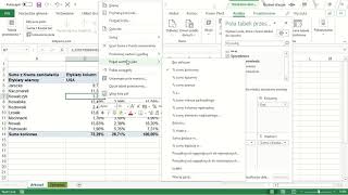 Excel Jak przedstawić udziały procentowe w Tabeli przestawnej [upl. by Yliram]