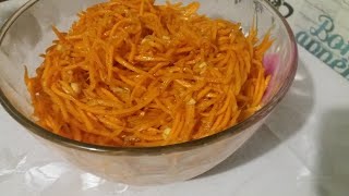 Морковь по  корейски быстрый рецепт Как приготовить корейскую морковь Korean carrots recipe [upl. by Cindie858]