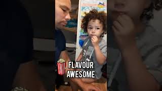 Dad amp Son Try Salter Hot Air Popcorn Maker Machine for The 1st Time airpopcornmaker salter review [upl. by Ailema]