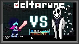 Deltarune Gaster Boss Fight  Fanmade Deltarune Animation 22 [upl. by Suirtemid]