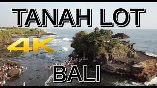 Tanah Lot Temple in Bali Indonesia 4K [upl. by Bush]