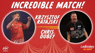 INSANE MATCH Dobey v Ratajski  2020 UK Open [upl. by Adnoryt]