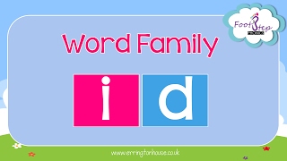 FootStep Phonics  ID Word Family [upl. by Ilonka]