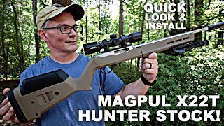 Magpul X22T Hunter Stock Quick Look amp Installation [upl. by Stanislas720]