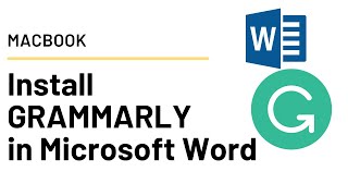 How to install grammarly in Microsoft Word  Macbook [upl. by Tedda]