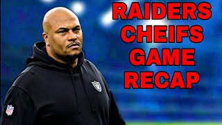 Raiders Lose to the Chiefs  Seasons Over [upl. by Inig]