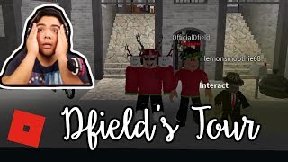 Welcome to Bloxburg Dfields Tour  Behind the Scene [upl. by Ahsiadal]