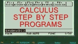 e2x Integration by Parts Calculus app TI89 Titanium Program [upl. by Irabaj]