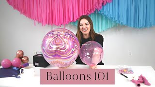 Balloons 101  The Basics of Balloon Art [upl. by Jenne]