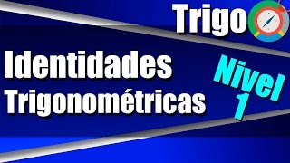 Identidades Trigonométricas  Ejercicios Resueltos  Nivel 1 [upl. by Johnny]