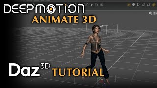 DeepMotion Daz 3D AI Motion Capture  Tutorial [upl. by Solhcin]