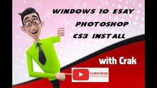 windows 10 Photoshop cs3 install with crak [upl. by Gibun]