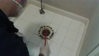 Remove and Install Toilet Flange Part 1  Removing A Very difficule PVC Toilet flange and tips [upl. by Frydman]