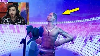 کنسرت تراویس اسکات تو فورت نایت پشمامو سوزوند  travis scott event 😍💥 [upl. by Okiek599]