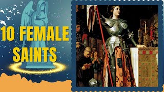 10 FEMALE SAINTS WITH THE GREATEST IMPACT IN THE CATHOLIC WORLD [upl. by Arick]