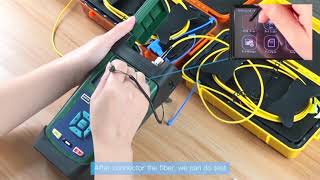 How to use OTDR OrienTek K330 Mini Fiber Optic OTDR [upl. by Vince]