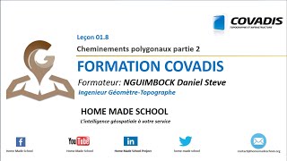 Formation Covadis Calcul  Calcul de Cheminements Polygonaux Partie 2 [upl. by Nnyleuqcaj]