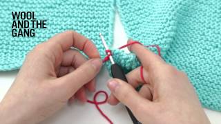 How to Knit Crochet Seam [upl. by Kcire25]