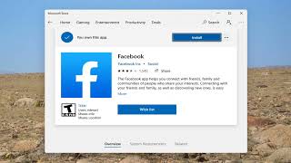 How To Install Facebook App On Windows 11 Tutorial [upl. by Trevar]