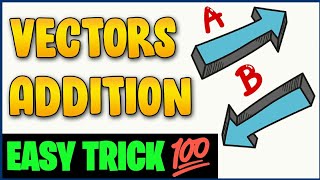 Vectors Addition Triangle and Parallelogram rules  Physics [upl. by Cynth]