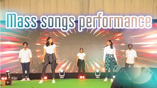 Mass songs medley performance kurchi madathapetti  mudhuletti  Bigil Bigil  Vignan Mahotsav 2k24 [upl. by Fransen]