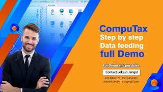 CompuTAX Software DEMO Lokesh Jangid 9414066623 8955466805 [upl. by Aihcats]