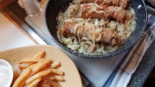 ANDOUILLETTES SUR LIT DOIGNONS ET FRITES MAISON [upl. by Jaddan]