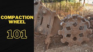 Compaction 101 with an excavator wheel [upl. by Llerot]